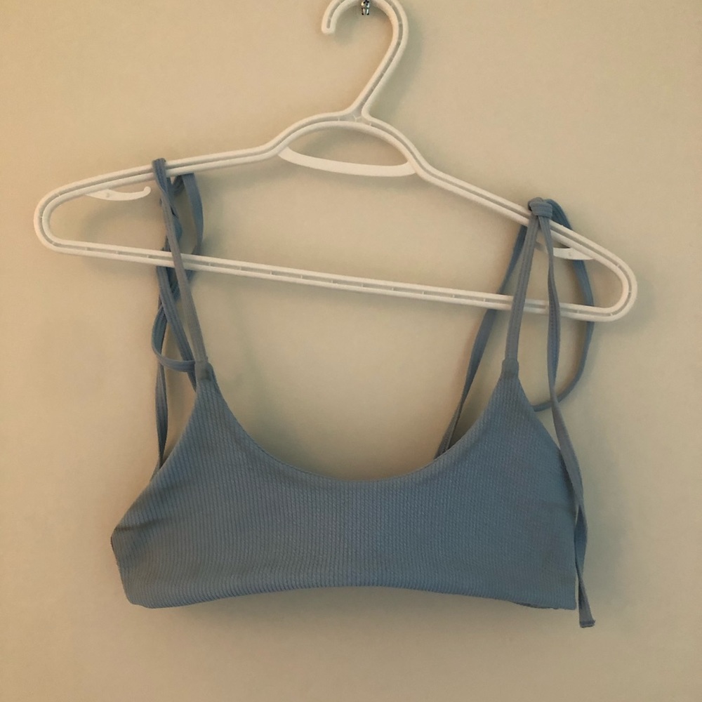zaful blue bikini top